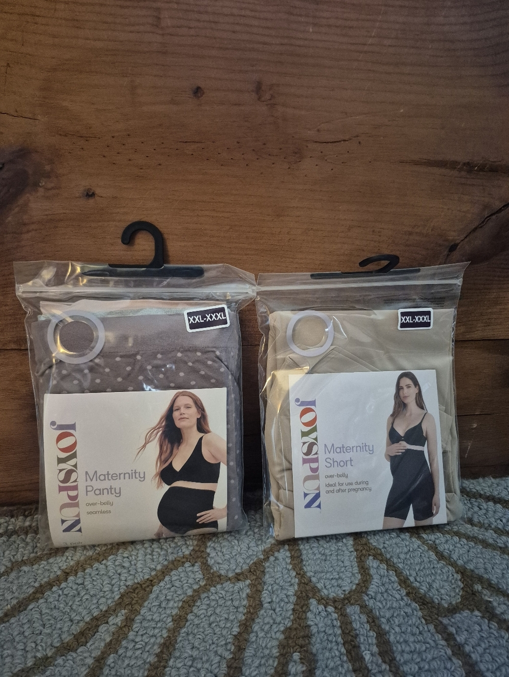NEW Lot Of 2 Joyspun Intimates, Maternity Panty Pack And Maternity Short XXL